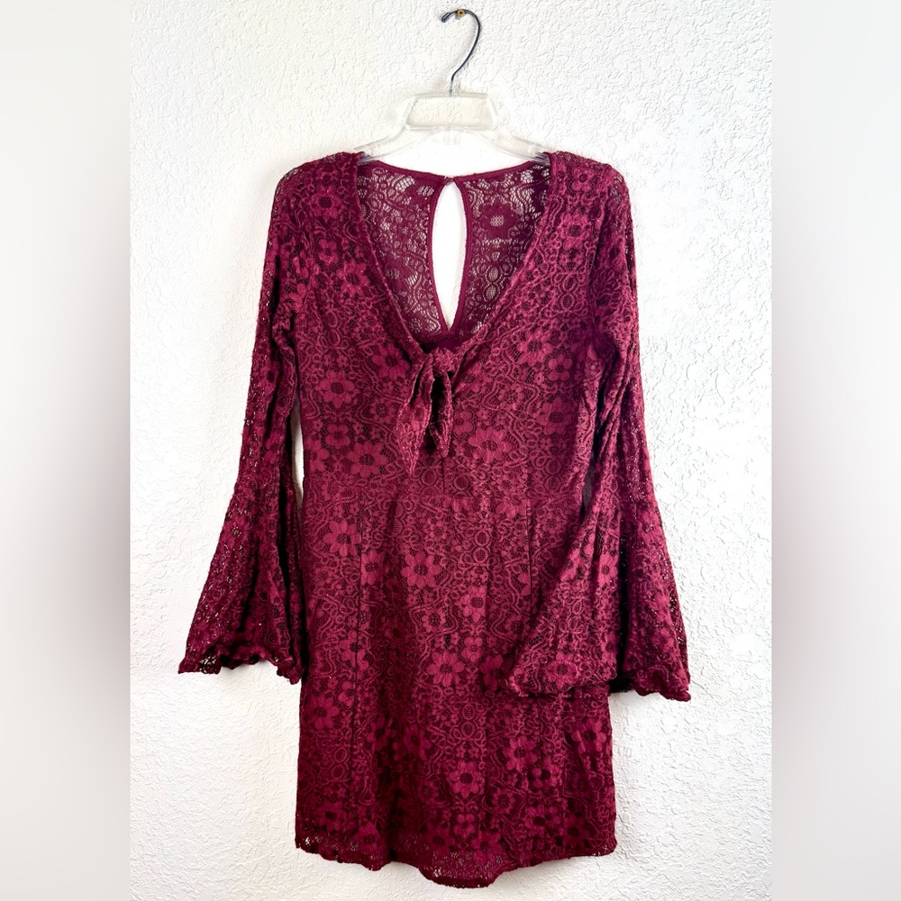 Women’s burgundy dress | Hollister Large